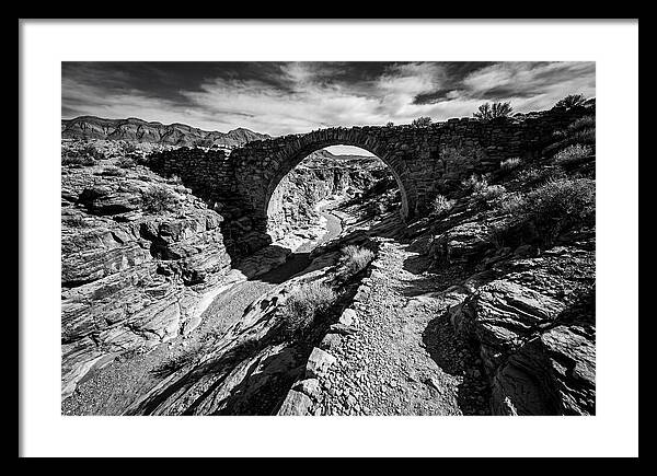 Arching Stone Bridge Over Canyon