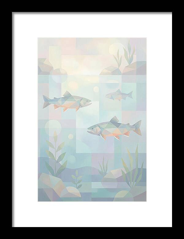 Arctic Char Swimming In Clear Waters