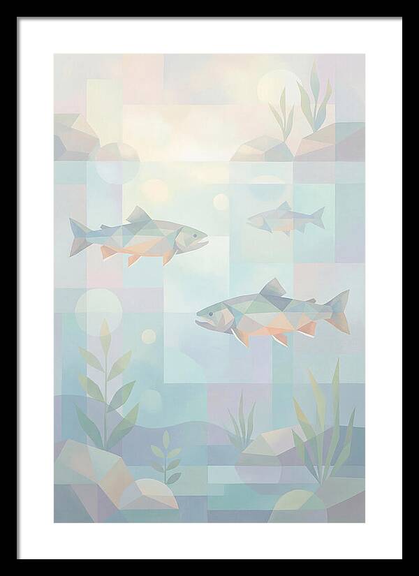 Arctic Char Swimming In Clear Waters