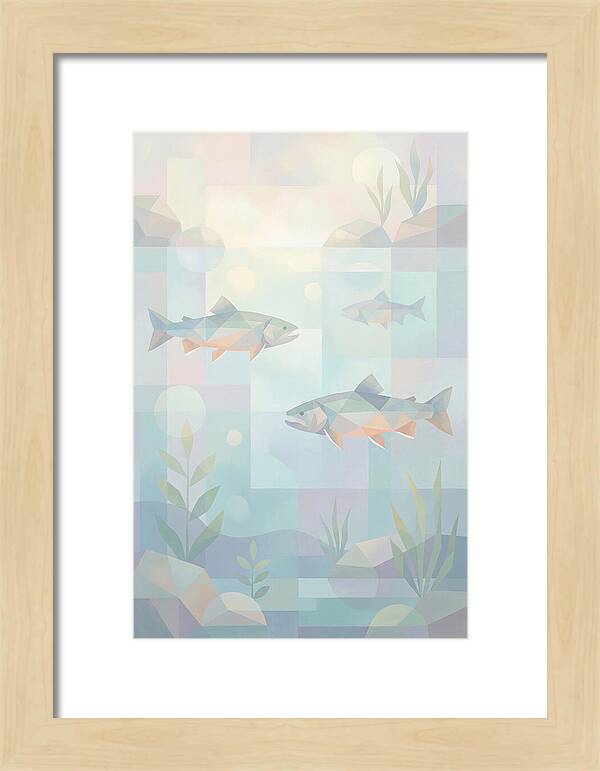 Arctic Char Swimming In Clear Waters