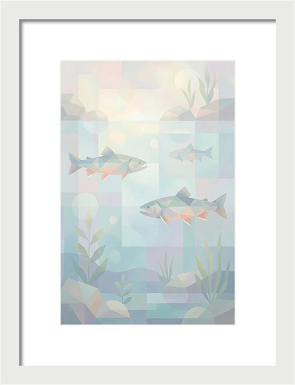 Arctic Char Swimming In Clear Waters