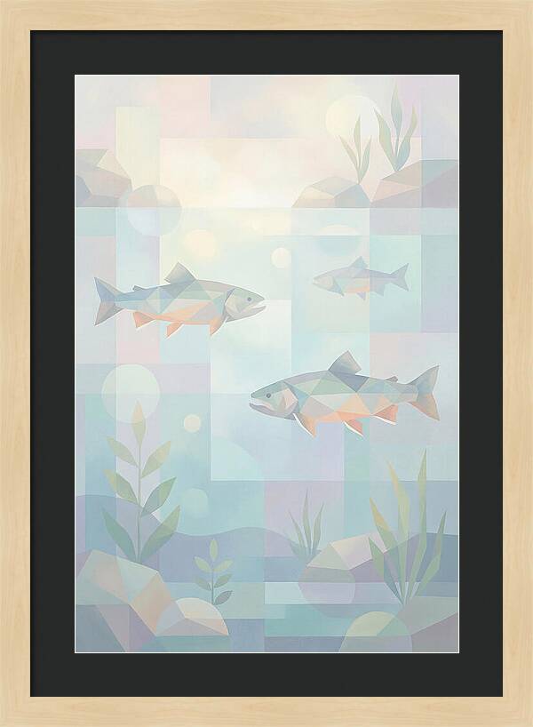 Arctic Char Swimming In Clear Waters
