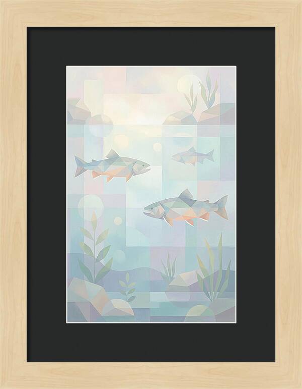 Arctic Char Swimming In Clear Waters