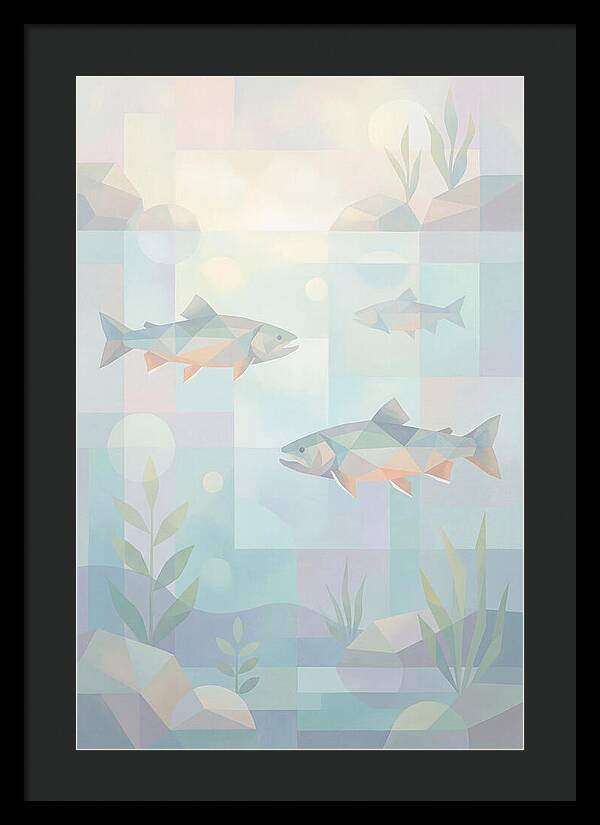 Arctic Char Swimming In Clear Waters