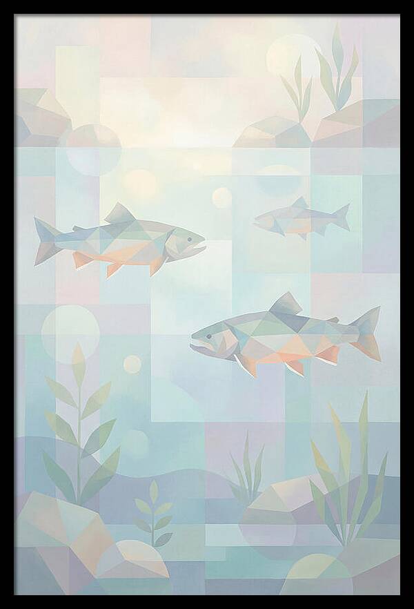 Arctic Char Swimming In Clear Waters