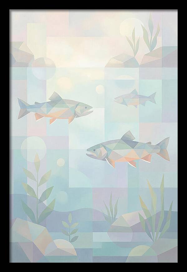 Arctic Char Swimming In Clear Waters