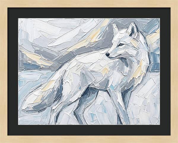 Arctic Fox In Soft Hues