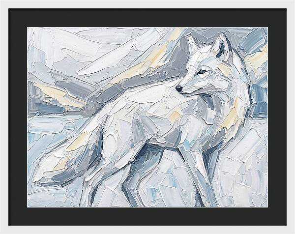 Arctic Fox In Soft Hues