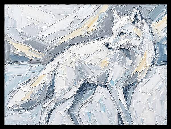 Arctic Fox In Soft Hues