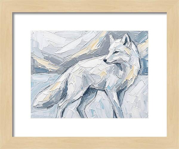 Arctic Fox In Soft Hues