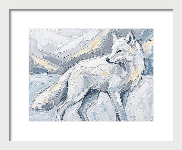 Arctic Fox In Soft Hues