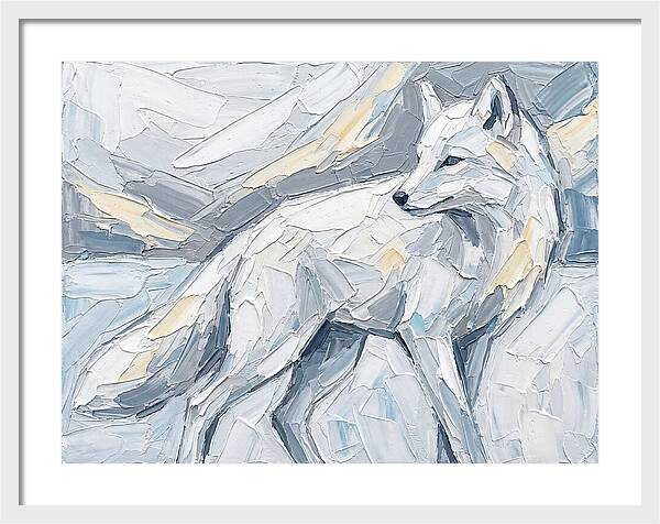 Arctic Fox In Soft Hues