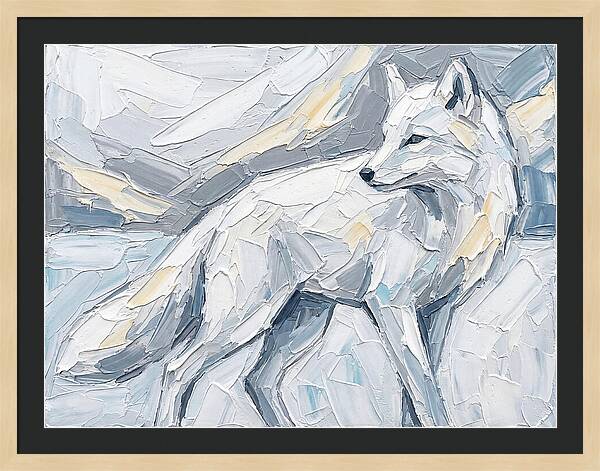 Arctic Fox In Soft Hues