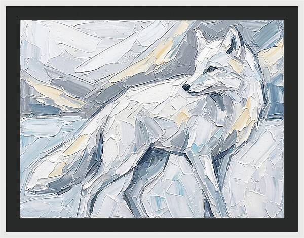 Arctic Fox In Soft Hues