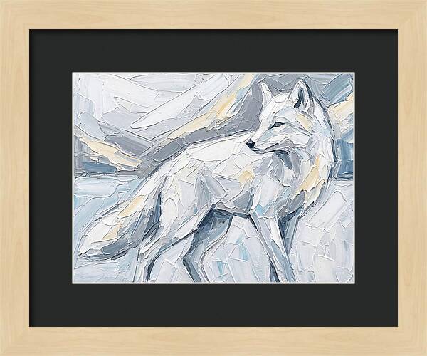 Arctic Fox In Soft Hues