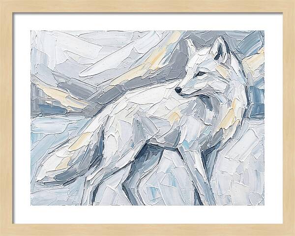 Arctic Fox In Soft Hues