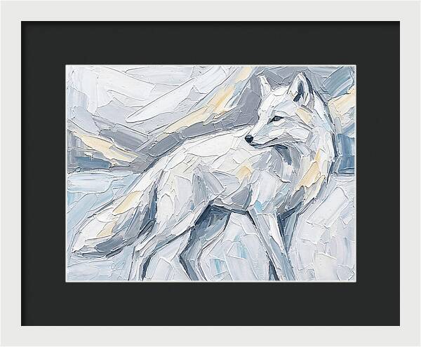 Arctic Fox In Soft Hues