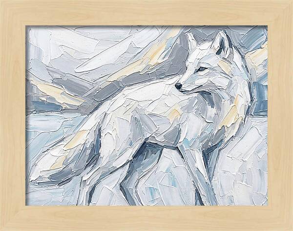 Arctic Fox In Soft Hues