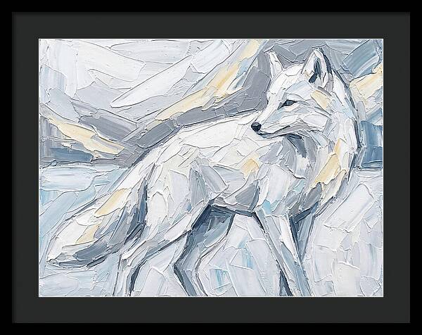 Arctic Fox In Soft Hues