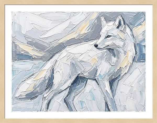 Arctic Fox In Soft Hues