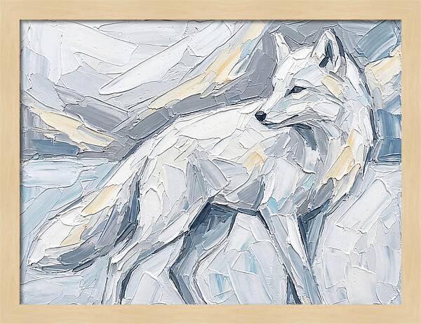 Arctic Fox In Soft Hues