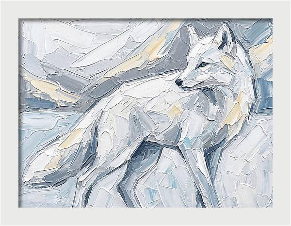 Arctic Fox In Soft Hues