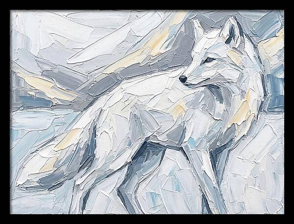 Arctic Fox In Soft Hues