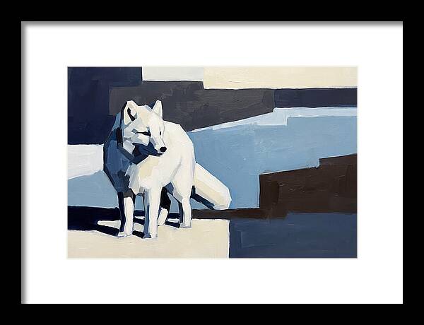 Arctic Fox In Winter Hues
