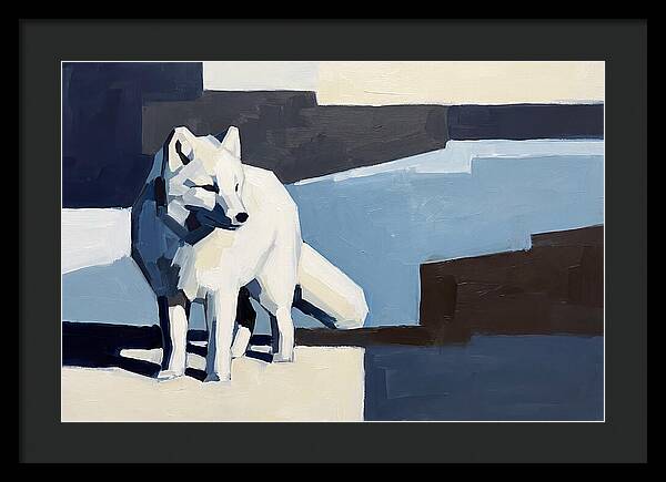 Arctic Fox In Winter Hues