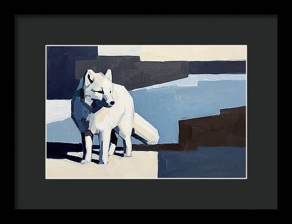 Arctic Fox In Winter Hues