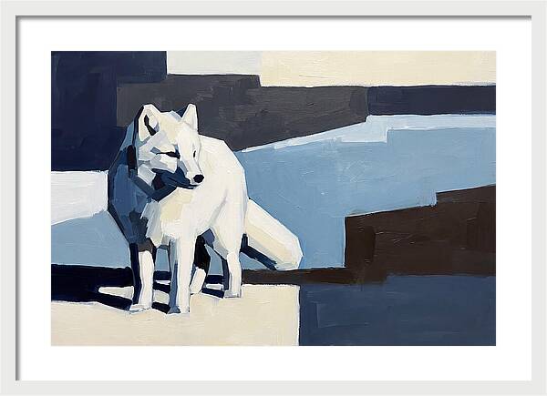 Arctic Fox In Winter Hues