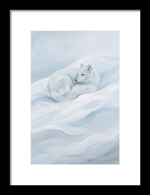 Arctic Fox In Winter Serenity