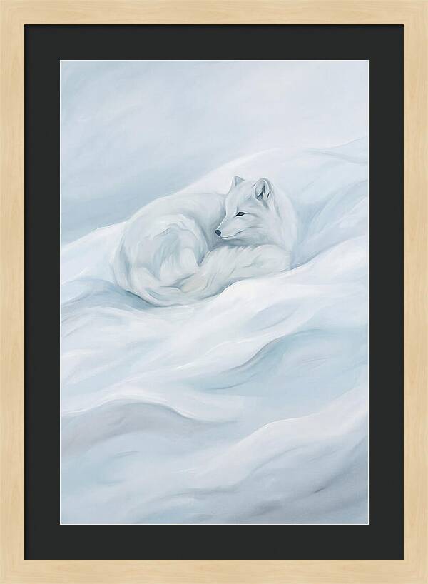 Arctic Fox In Winter Serenity