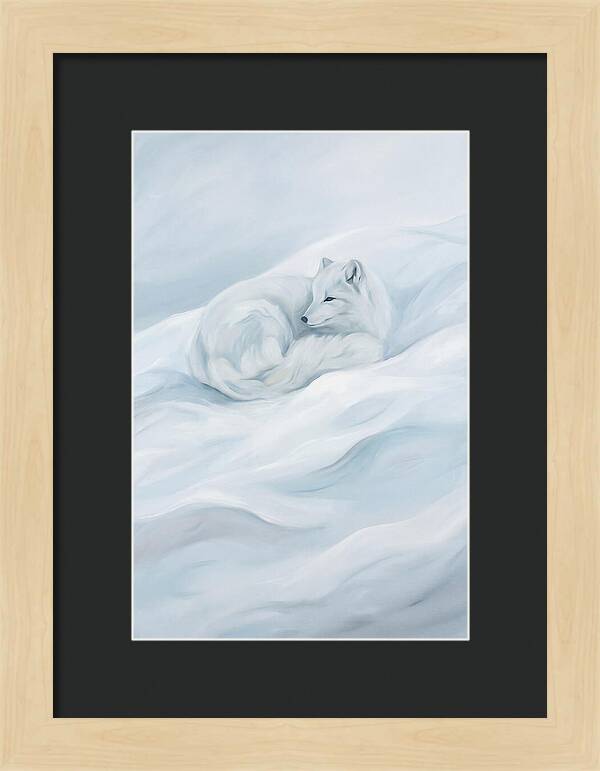 Arctic Fox In Winter Serenity