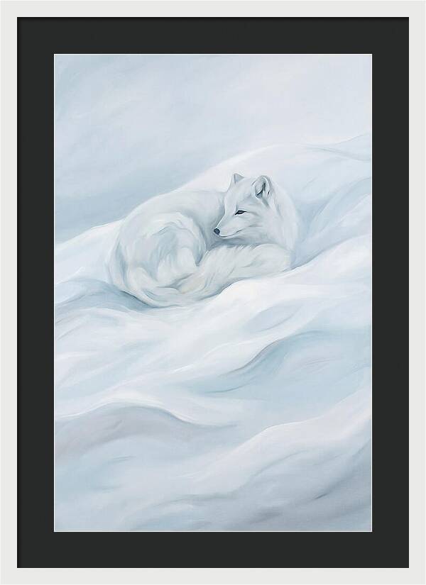 Arctic Fox In Winter Serenity