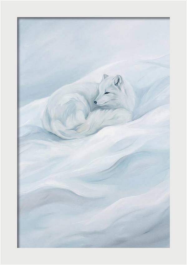Arctic Fox In Winter Serenity