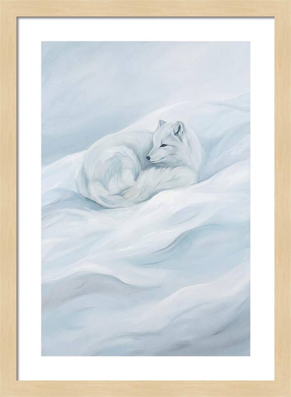 Arctic Fox In Winter Serenity