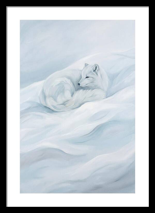Arctic Fox In Winter Serenity
