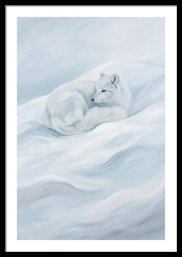 Arctic Fox In Winter Serenity