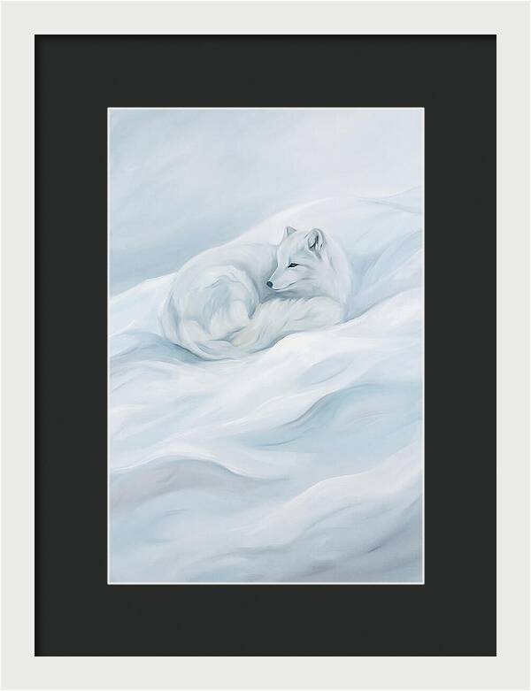 Arctic Fox In Winter Serenity