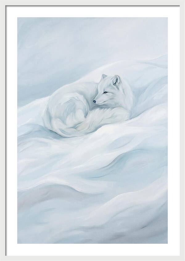 Arctic Fox In Winter Serenity