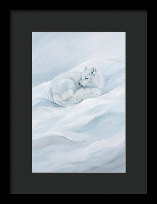 Arctic Fox In Winter Serenity