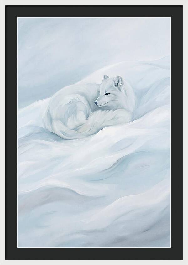 Arctic Fox In Winter Serenity