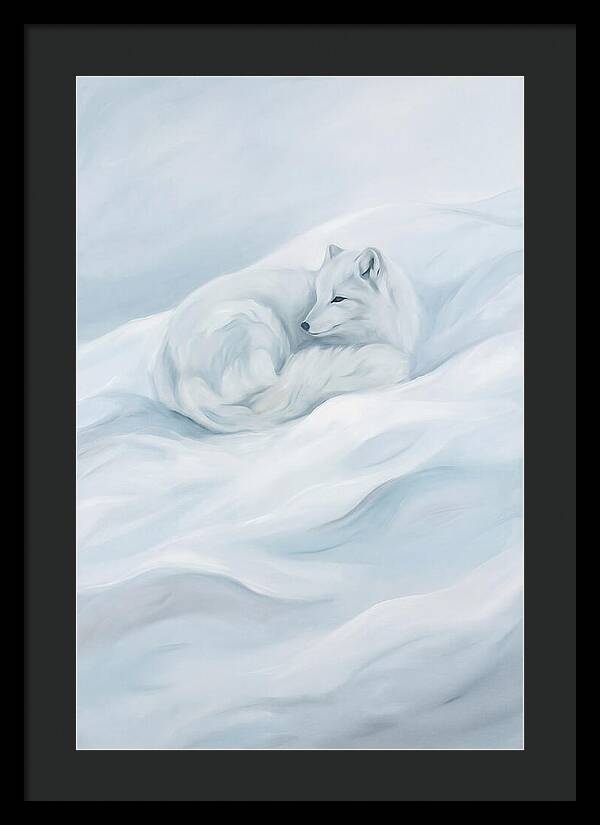 Arctic Fox In Winter Serenity