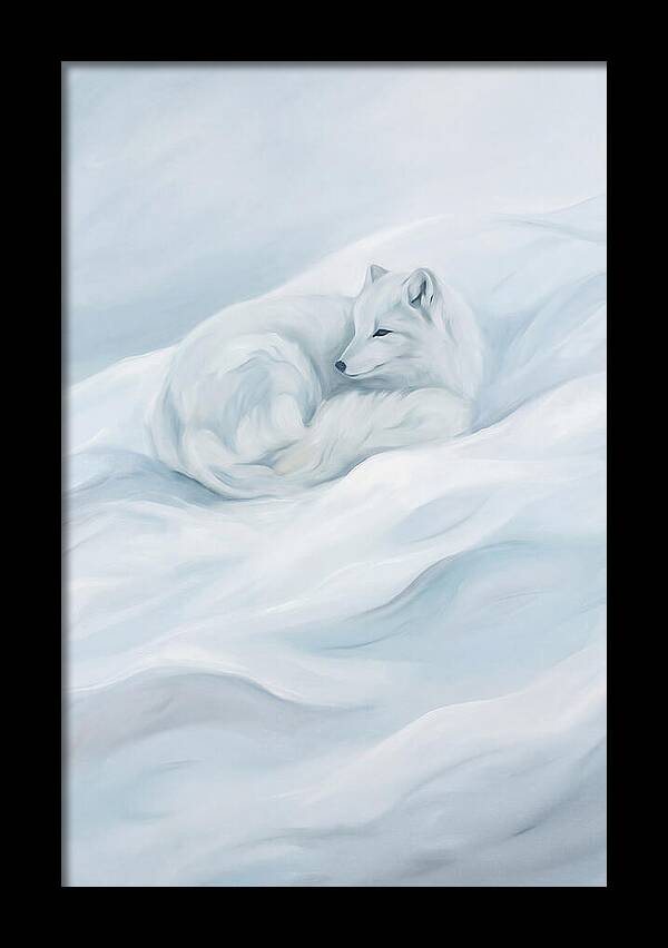 Arctic Fox In Winter Serenity
