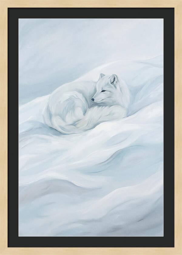 Arctic Fox In Winter Serenity