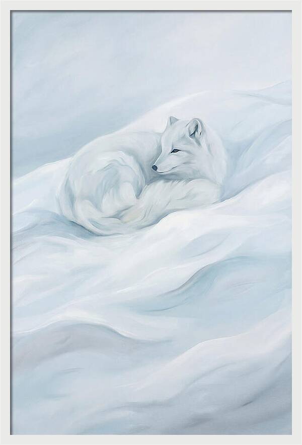 Arctic Fox In Winter Serenity