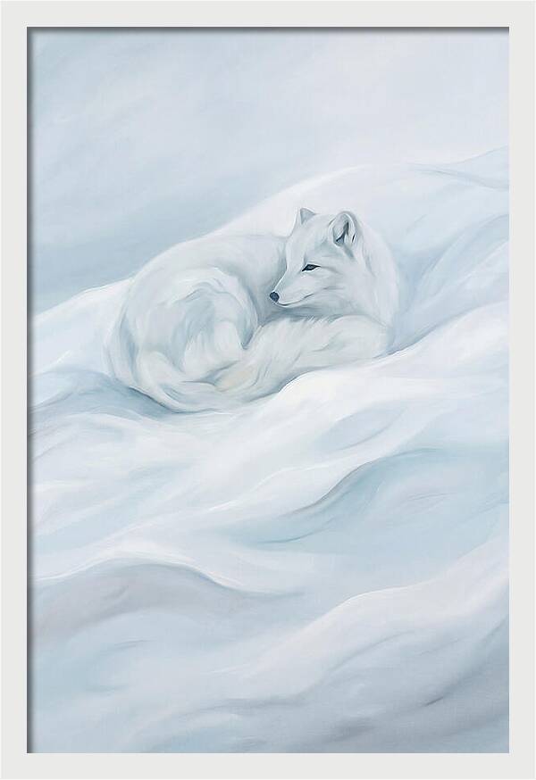 Arctic Fox In Winter Serenity