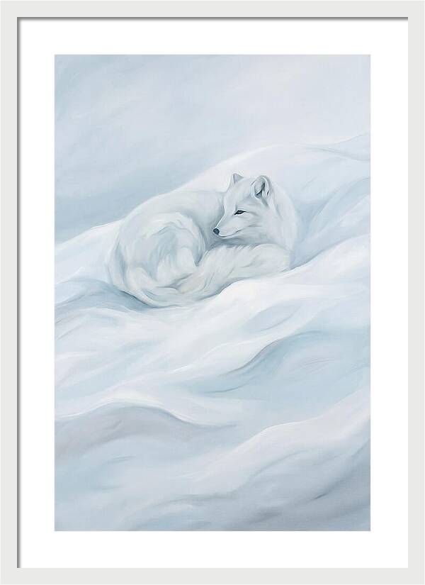 Arctic Fox In Winter Serenity