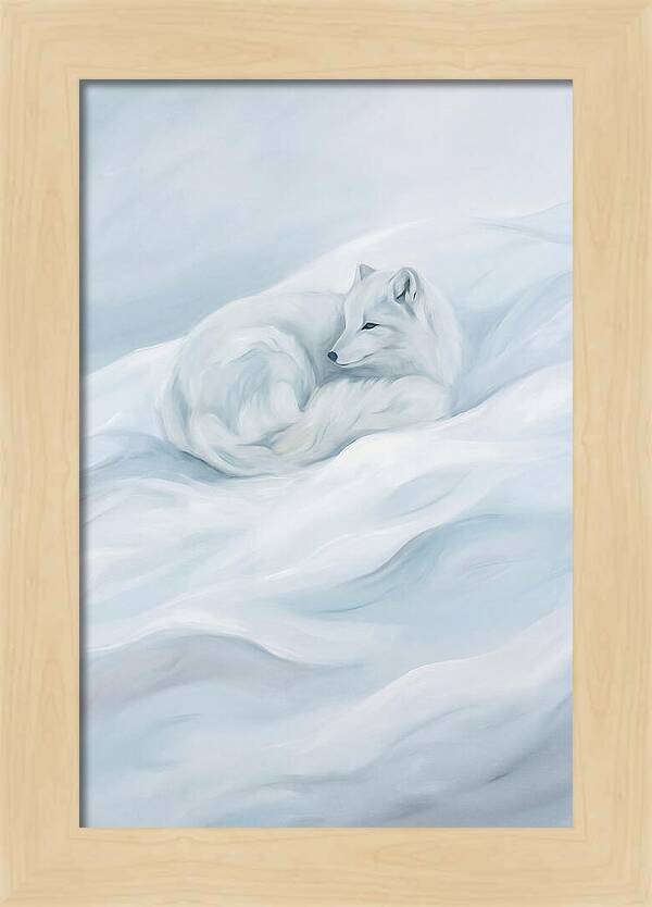 Arctic Fox In Winter Serenity